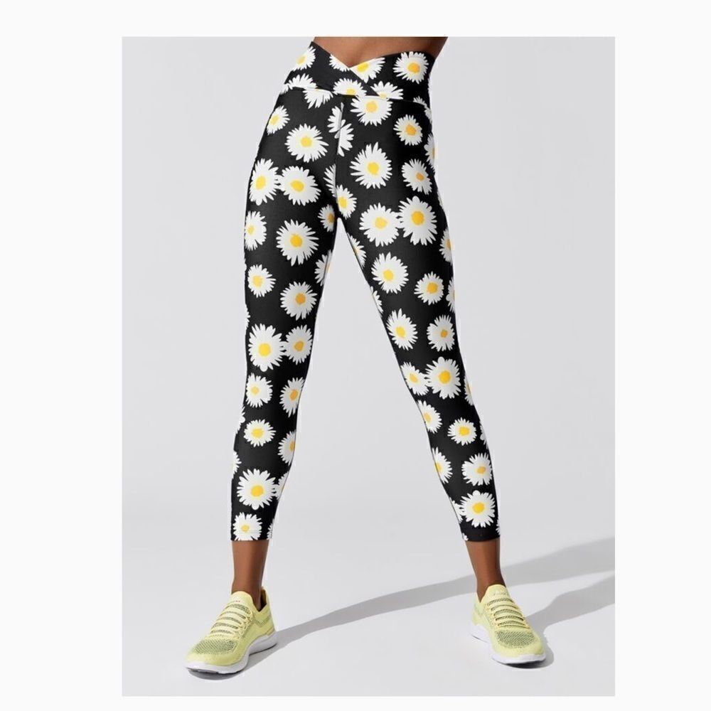 Year of Ours Daisy Print Veronica Leggings